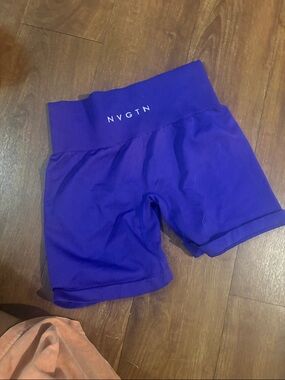 NVGTN High-Waist Royal Purple Bike Shorts